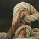 d2 Collection: Rope Tryptch 1 - 16" x 16" oil on canvas